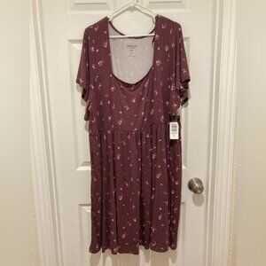 NWT Torrid Suze 4X (26) Super Soft Jersey Short Sleeve Dress with POCKETS!!!